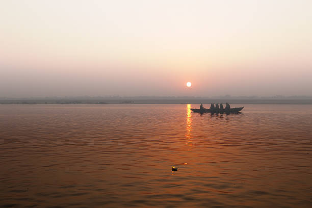 istock River Ganga, fog and sunrise 157589242