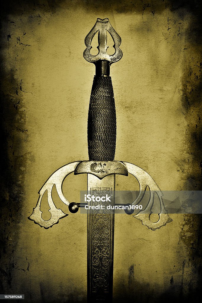 Średniowieczny stali Miecz - Zbiór zdjęć royalty-free (Excalibur)