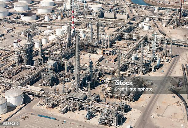 Foto de Refinaria De Petróleo Vista Aérea e mais fotos de stock de Abastecer - Abastecer, Califórnia, Combustível fóssil