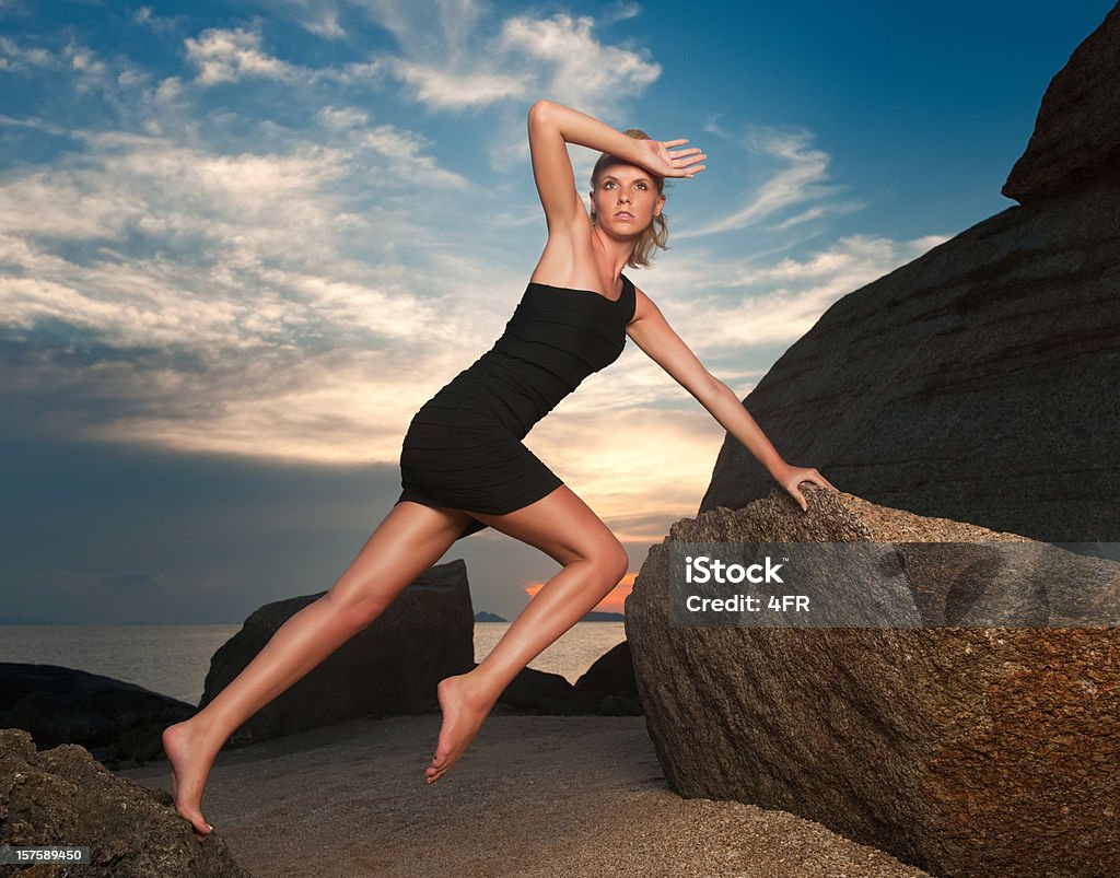 Extreme posieren (XXXL - Lizenzfrei Frauen über 40 Stock-Foto