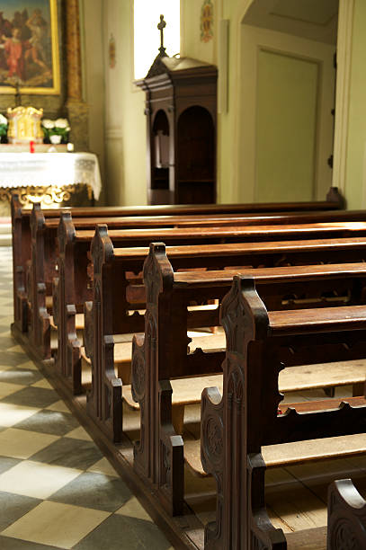 istock Church pews 157589613