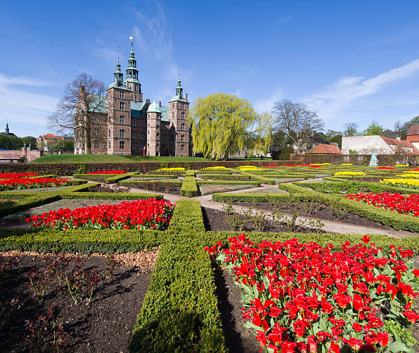 istock Flower bed infront of Rosenborg Castle 157589908