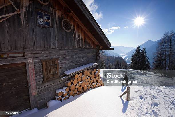 Abandoned Hut In Tirol Austria Stock Photo - Download Image Now - Lech River, Winter, Austria