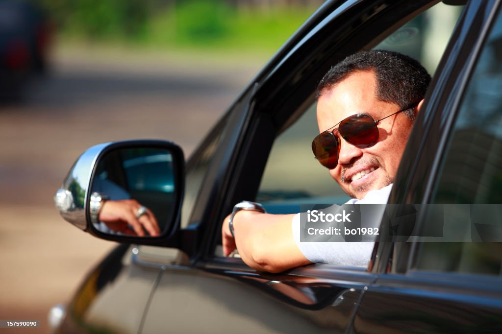Человек в автомобиле, - Стоковые фото Водить роялти-фри