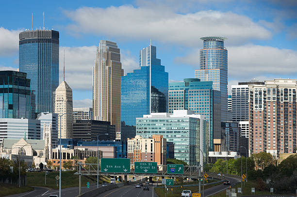 istock Interstate aerial view of Minneapolis, Minnesota 157590555