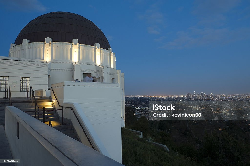 Обсерватория Гриффита Лос-Анджелес - Стоковые фото Гриффит-парк роялти-фри