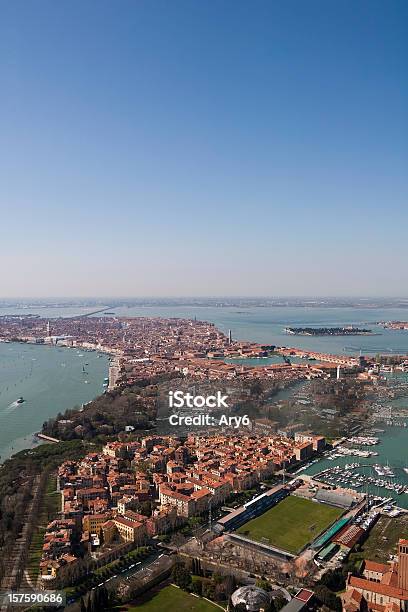 Vista Aerea Sulla Laguna Di Venezia Italia - Fotografie stock e altre immagini di Ambientazione esterna - Ambientazione esterna, Blu, Canal Grande - Venezia