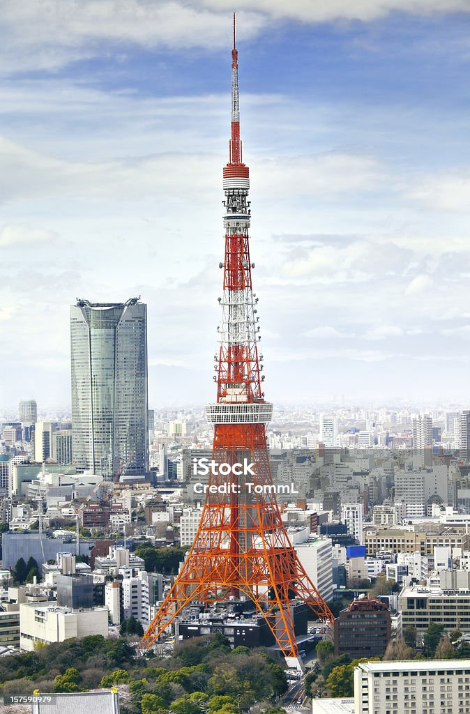 Tokyo Tower - Lizenzfrei Fernsehturm Tokyo Tower Stock-Foto