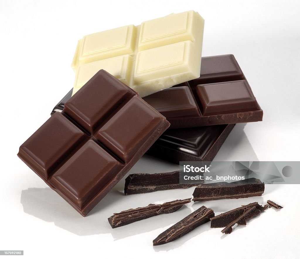 Barras de chocolate - Foto de stock de Bloque - Forma libre de derechos