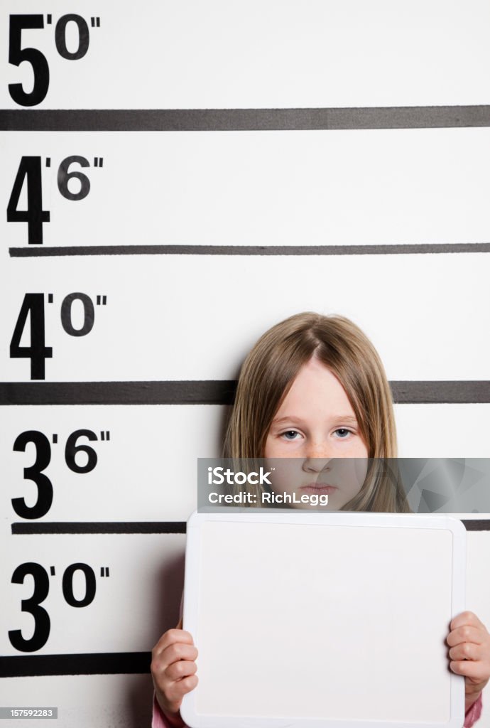 Mugshot d'une petite fille - Photo de Petites filles libre de droits