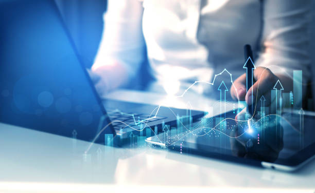 istock Business development to success, profit and growing growth plan.Business strategy development and growing growth plan. Investment of growth on currency rate. 1575924708