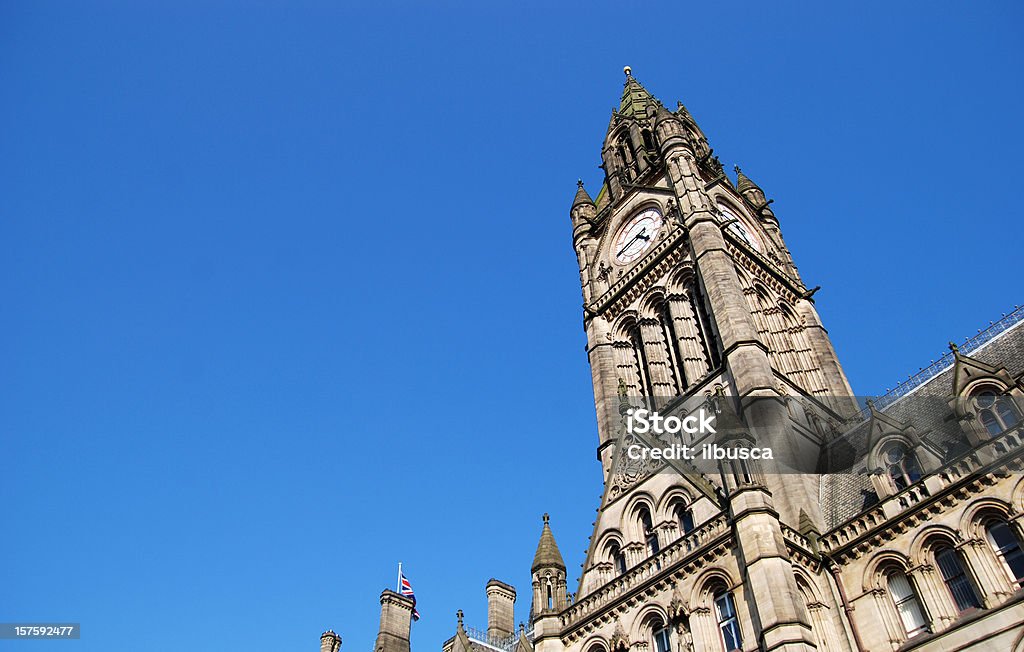 Manchester town hall - Foto de stock de Arquitectura libre de derechos