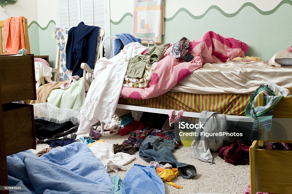 Combinare in camera da letto - Foto stock royalty-free di Camera da letto