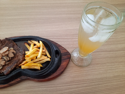 Friesso Beef Sirloin And Orange Juice Iced - Food And Drinks Menu