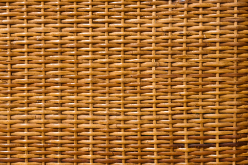 close up from braided basket