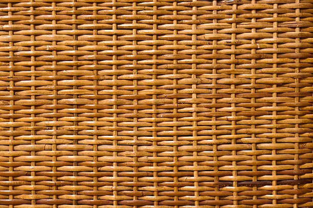close up from braided basket