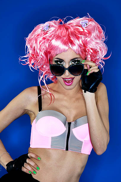 istock Young Woman in Avant Garde Clothing 157592809