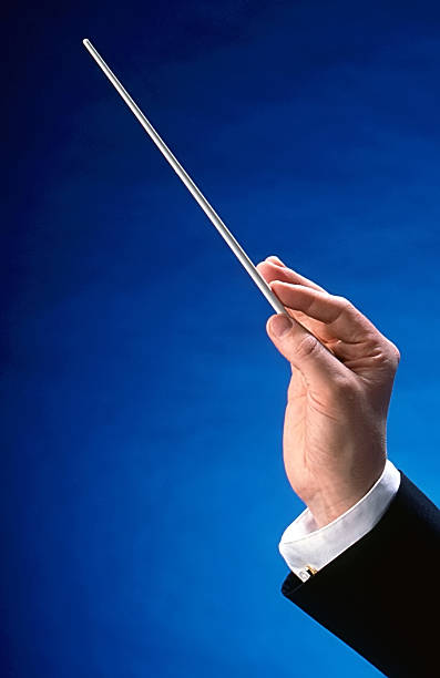 Conductor's Hand stock photo