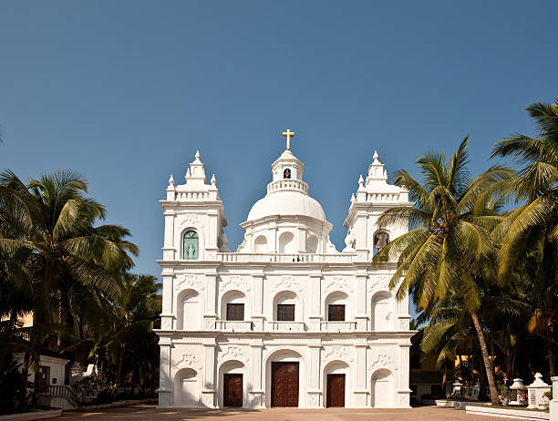 goa igreja - india goa temple indian culture imagens e fotografias de stock