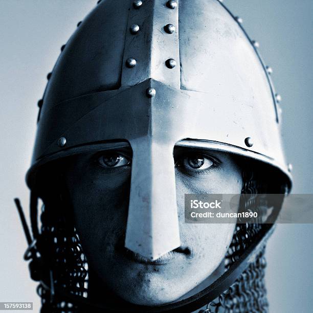 Young Norman Knight Stock Photo - Download Image Now - Ancient, Ancient Civilization, Army Helmet