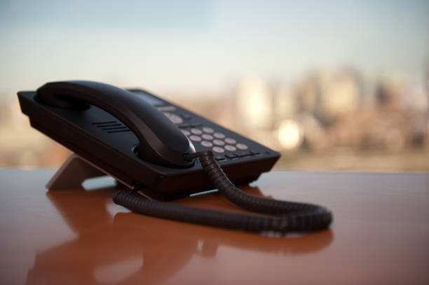 istock Telephone on a desk 157593153