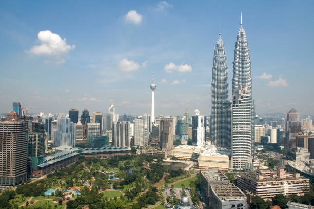 istock Kuala Lumpur skyline with Petronas Towers in Malaysia 157593209