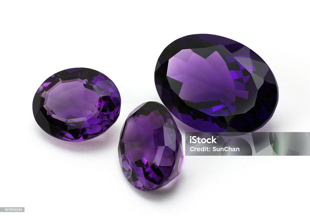 Amethyst gemstone  Amethyst Stock Photo