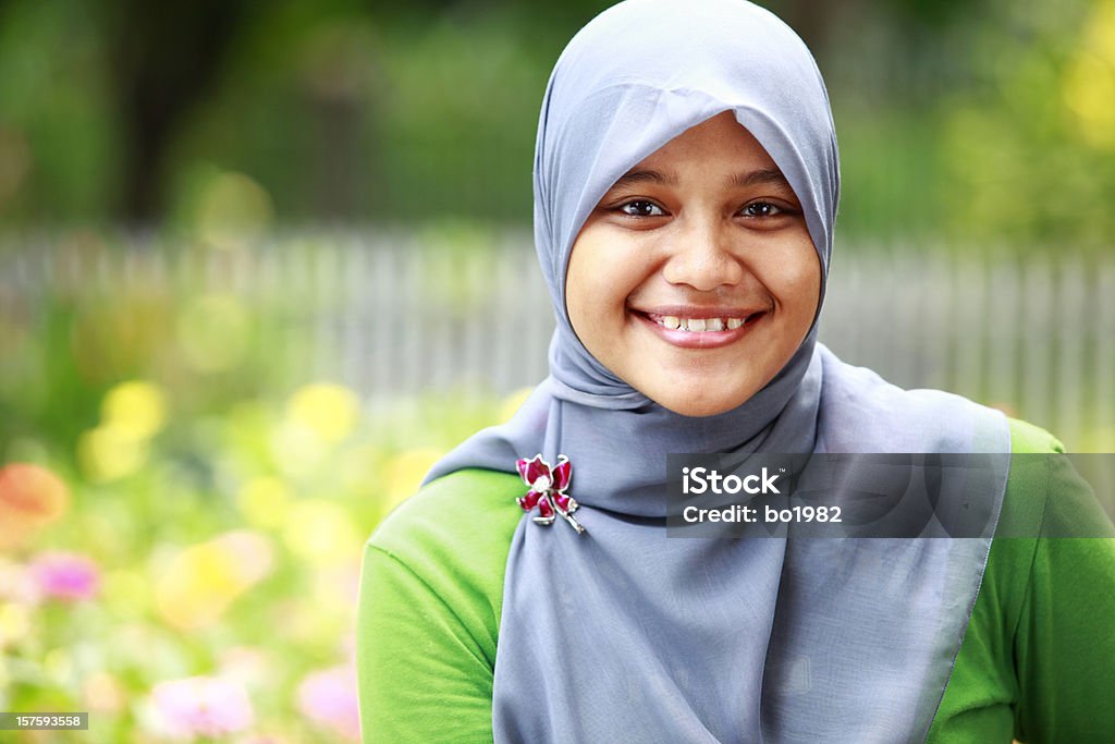 Retrato de mulher jovem Indonésia - Royalty-free Islamismo Foto de stock