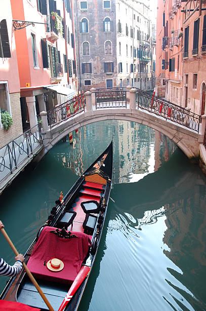 istock Gondola on Small Canal in Venice 157593667