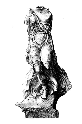 The Nike of Paionios is an ancient statue of the Greek goddess of victory, Nike, made by sculptor Paionios 425-420 BC