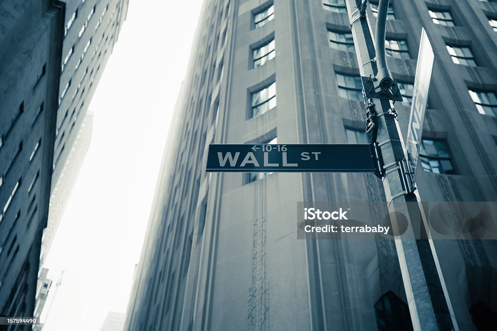Manhattan et de Wall Street, à New York City - Photo de Wall Street libre de droits