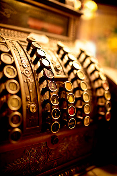 istock Antique cash register 157594594