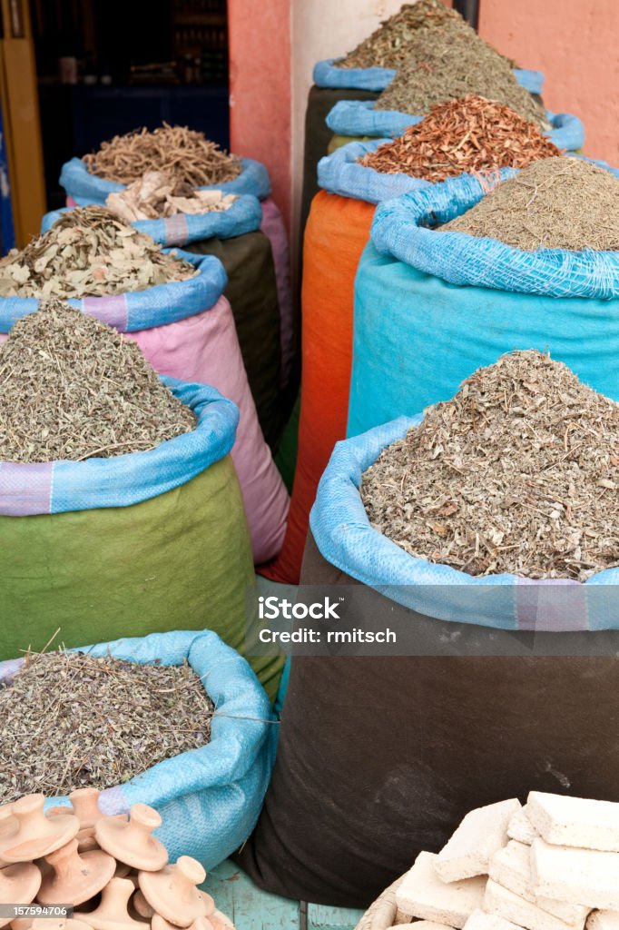 dried herbs  Morocco Stock Photo