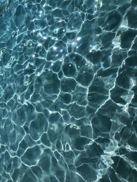 istock Beautiful natural pattern of water caustics. 1575950513