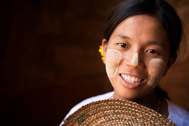 istock Pretty Myanmar girl 157598339