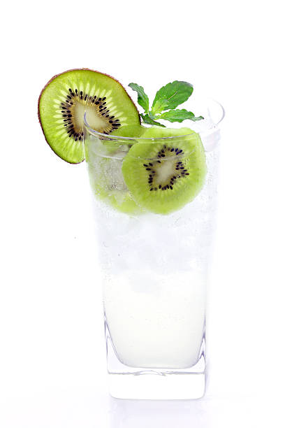 Kiwi soda water.
