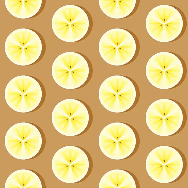 Vector illustration of Seamless Banana Pattern