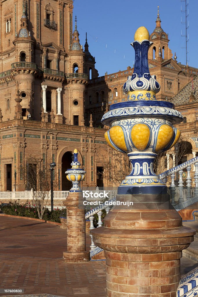 Plaza de Espania à Séville, en Espagne - Photo de Andalousie libre de droits