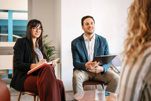 istock Listetning to a job candidate 1576018645