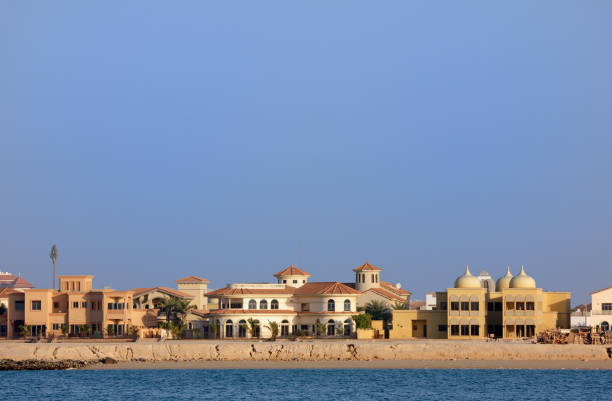 Sunny resort beach on the Red Sea in Sharm el Sheikh, Sinai, Cairo, Egypt - September 16, 2025