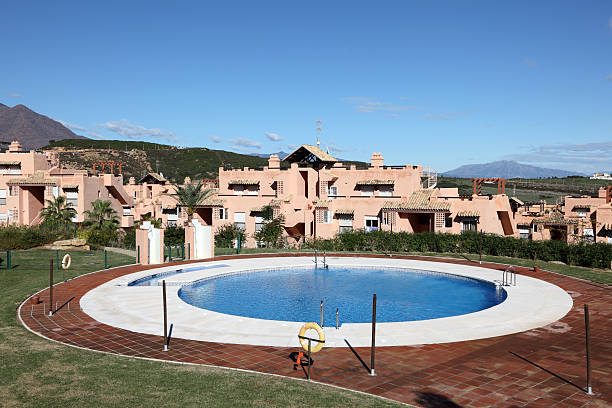 istock Vacation resort with pool in Spain 157602581