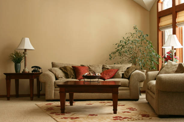 Cozy Living Room stock photo