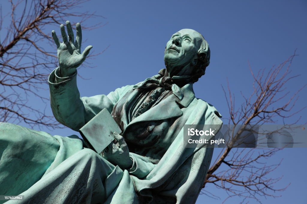 Hans Christian Andersen famoso poeta a Copenhagen - Foto stock royalty-free di Danimarca