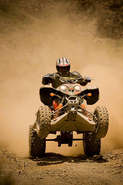 atv 윌리 - off road vehicle quadbike motocross desert 뉴스 사진 이미지