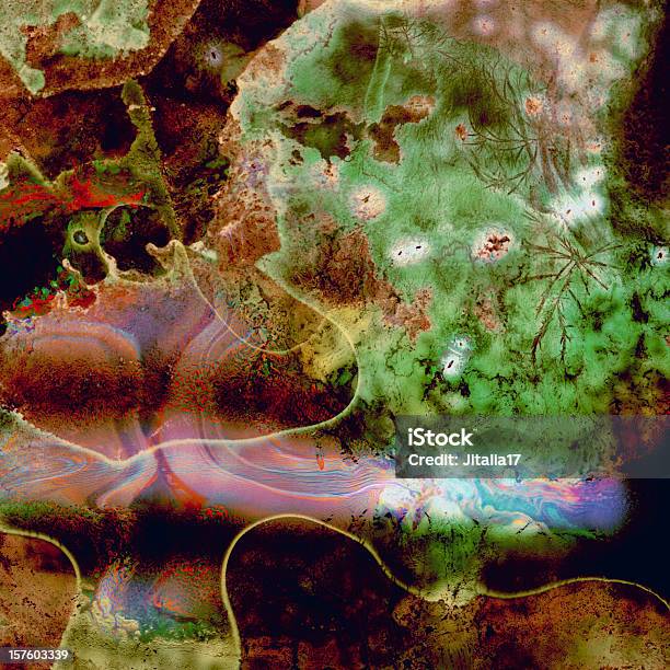 Калейдоскоп Гранж Обои — стоковые фотографии и другие картинки Чашка Петри - Чашка Петри, Абстрактный, Аура