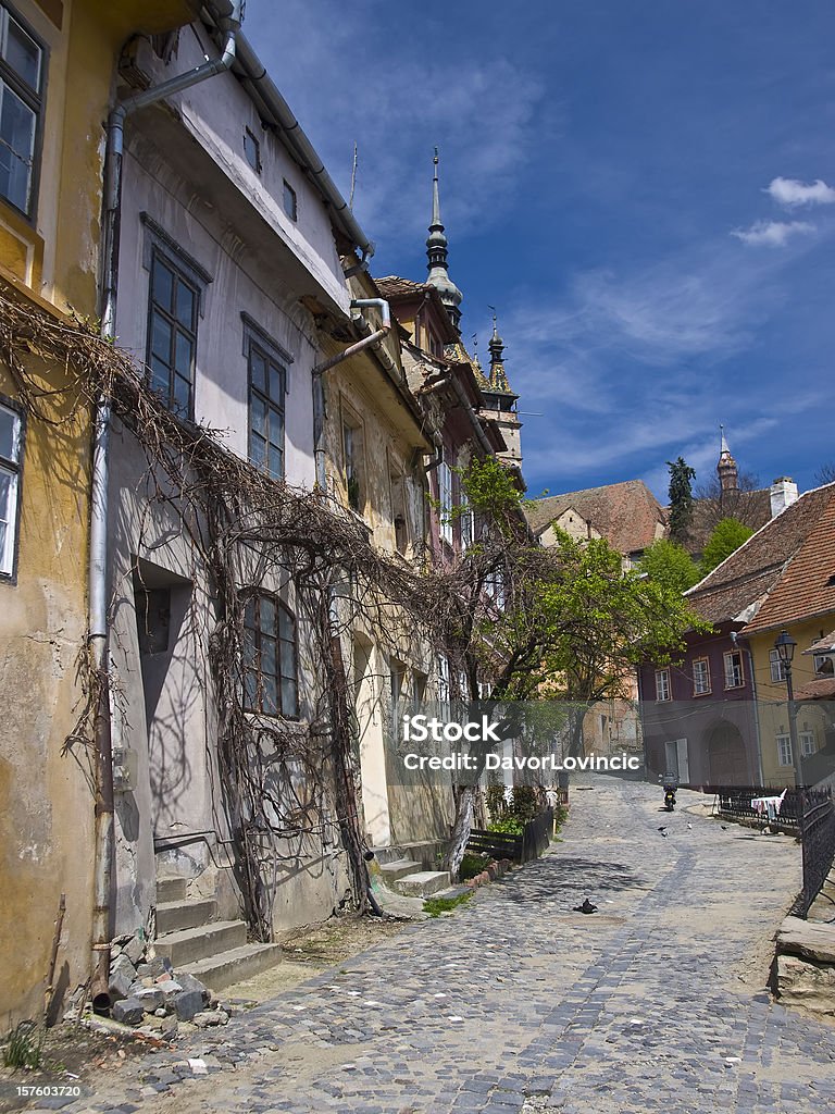 Sighisoara  Blue Stock Photo