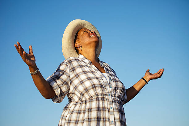 Woman Praising