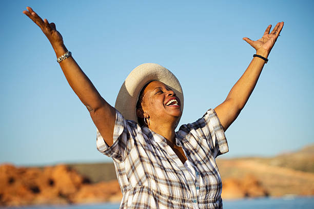 Woman Praising