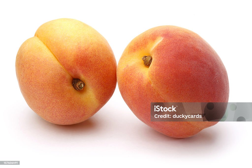 Frische Aprikosen auf weißem Hintergrund - Lizenzfrei Aprikose Stock-Foto