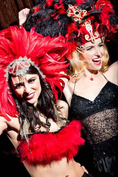 istock Showgirls Waving to Audience After Stage Performance 157606512